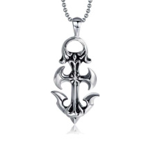 Bonne qualité pendentif croix orthodoxe copte, unique Croix argent pendentif om